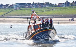 The 13-44 Shannon Class lifeboat 'George and Frances Phelon’ at its opening procession last year. Picture: Mick Howes