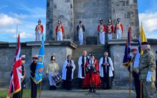 A previous Great Yarmouth service to honour Lord Nelson